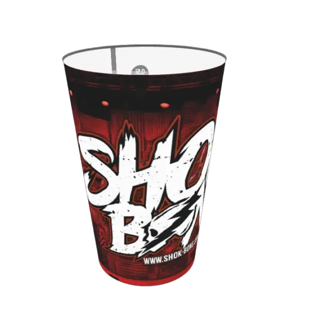 Becher 0,5l "Red"